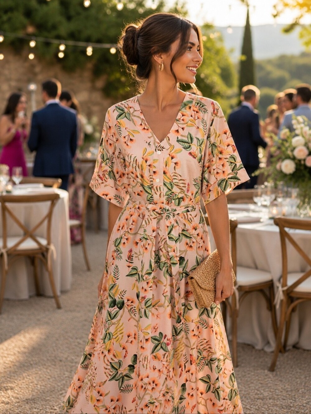 NWT! LOFT Floral Pink Maxi Dress (0187)